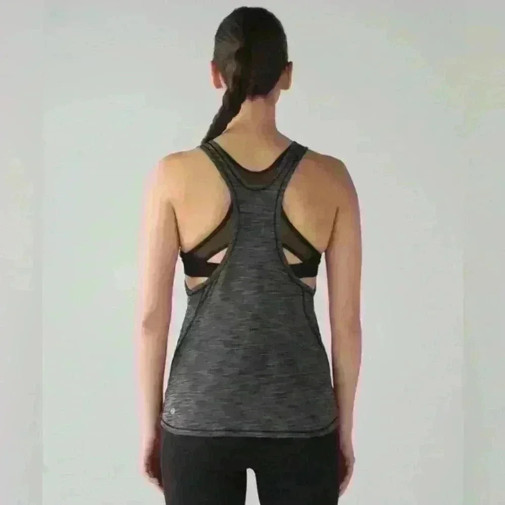 Lululemon Glide and Stride Tank size 8 
Sheer Luon Pebble Jacquard V2 - 2-1